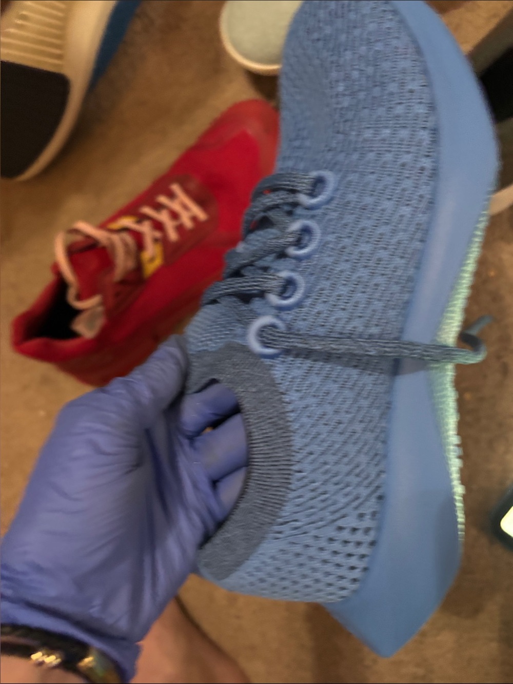 allbirds Women’s Light Blue Knit Sneaker
